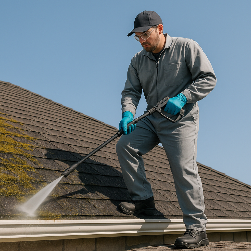 Shingle Roof Cleaning